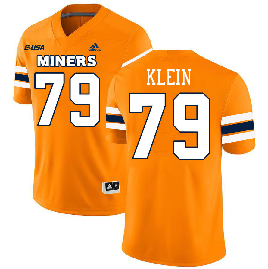 Elijah Klein UTEP Jersey,UTEP Miners #79 Elijah Klein College Football Jersey,Uniforms-Orange